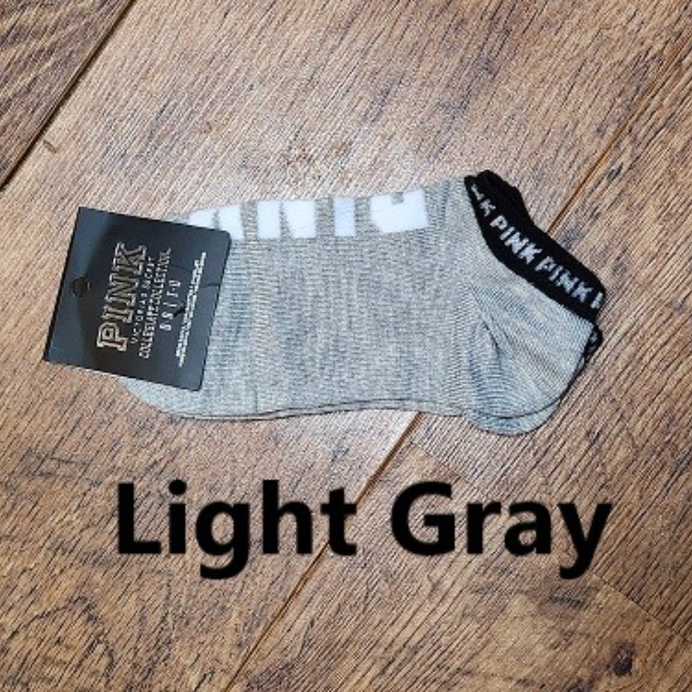 PINK - Women's Ankle Socks Collegiate Collection - NWT - Picture 7 of 13